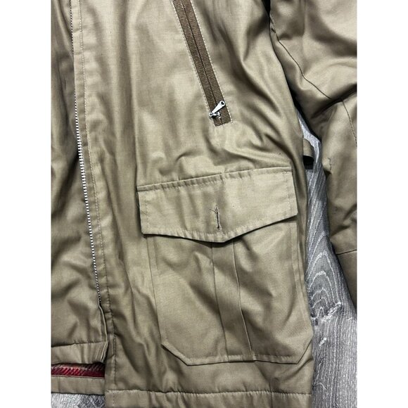 Vintage Rise Military Jacket Men's Size Large Sportwear Retro Green - Picture 3 of 7